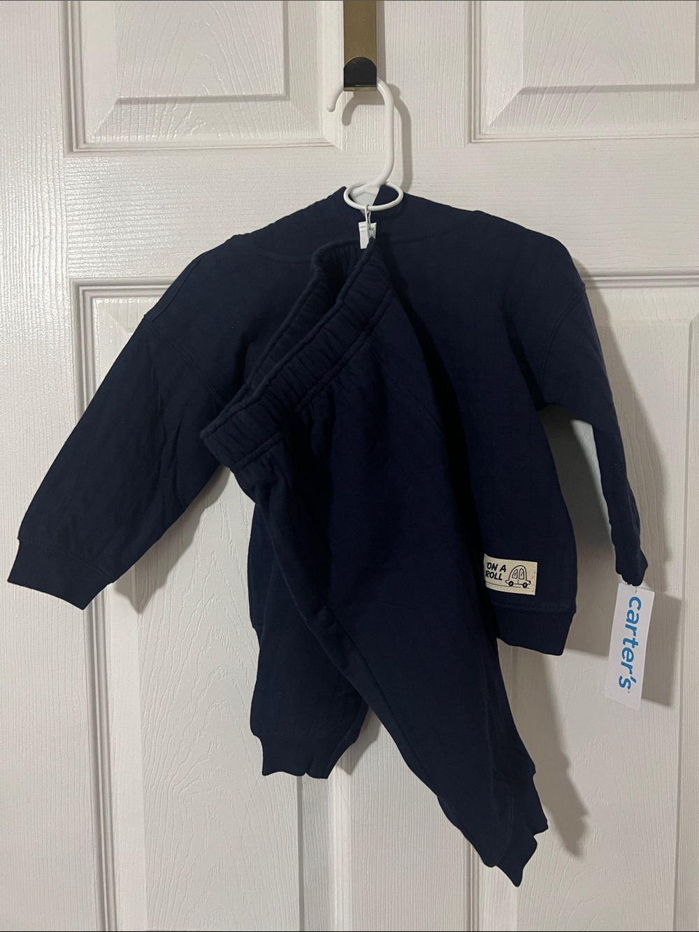 NWT Carter’s Boys Outfit 18 Months 2 Pieces Navy Blue